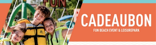 Geef een dag vol plezier cadeau met de Fun Beach cadeaubon. De ontvanger kan de voucher eenvoudig inwisselen voor tickets of andere producten en zelf een dag uitkiezen voor een onvergetelijke dag op Fun Beach.